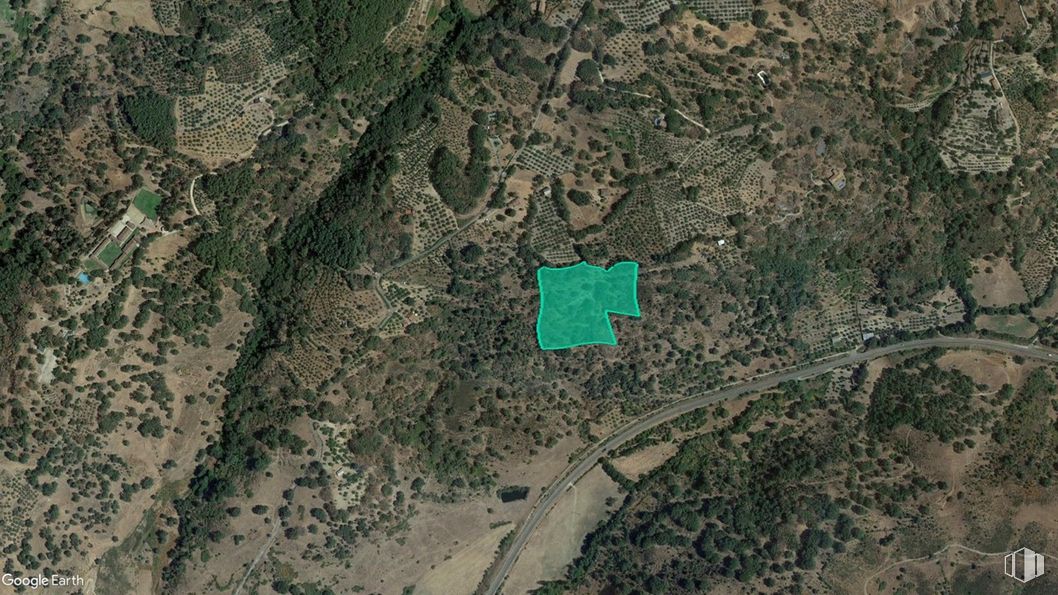 Land for sale at Zona Valle del Tietar, Arenas de San Pedro, Ávila, 05400 with map, geological phenomenon, soil, geology, landscape, road surface, urban design, road, asphalt and aerial photography around