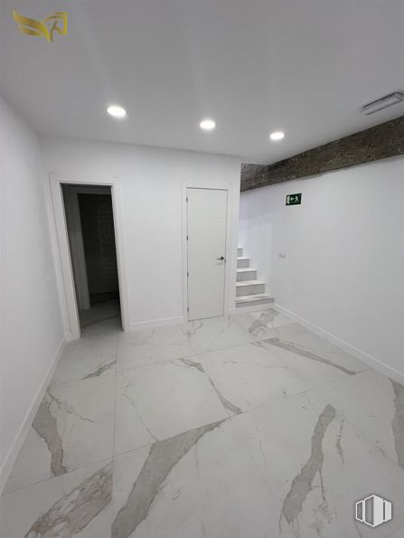 Retail for sale & for rent at Calle Bañeza, Fuencarral - El Pardo, Madrid, 28029 with door, property, fixture, interior design, flooring, ceiling, composite material, event, plaster and monochrome photography around