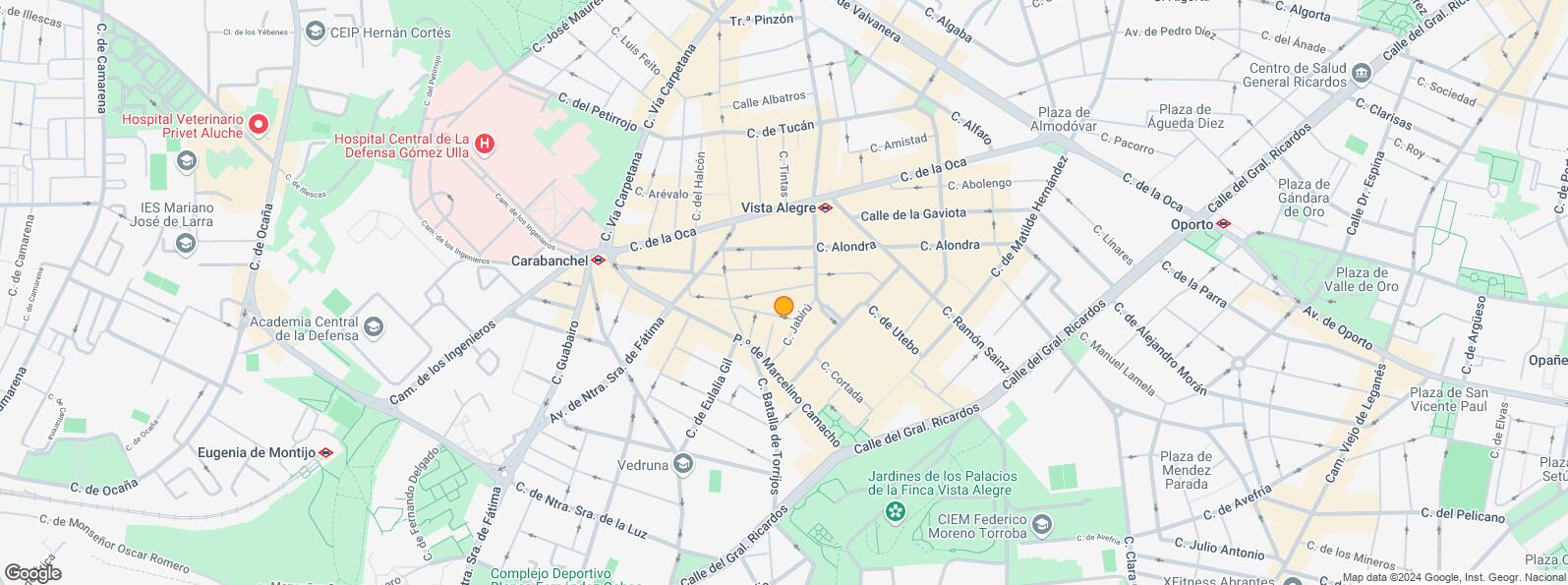 Mapa de Calle Castrogeriz, Carabanchel, Madrid, 28025