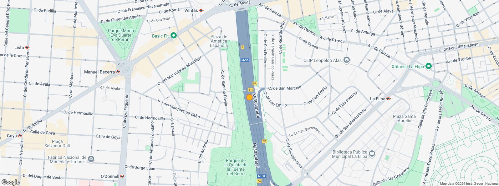 Mapa de Calle San Marcelo, Ciudad Lineal, Madrid, 28017