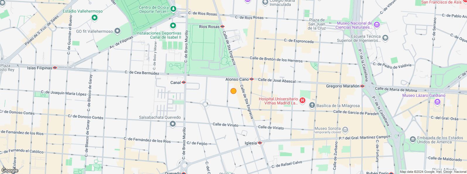 Mapa de Zona Trafalgar, Chamberí, Madrid, 28010