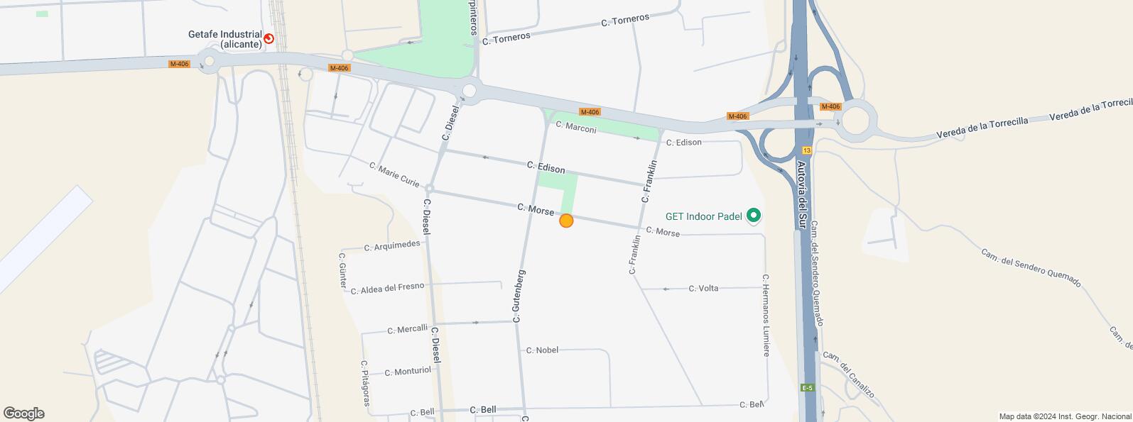 Mapa de Polígono industrial San Marcos, Getafe, Madrid, 28906