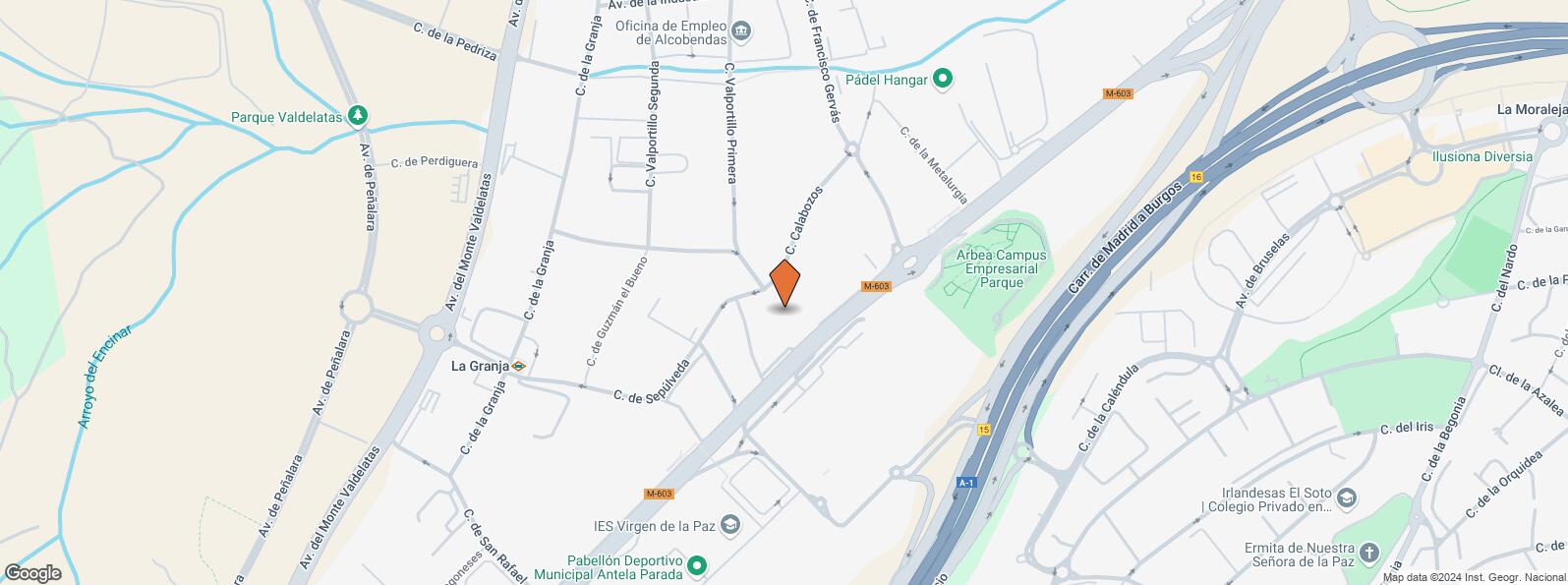 Location Map for Carretera Fuencarral, 66, Alcobendas, Madrid, 28108