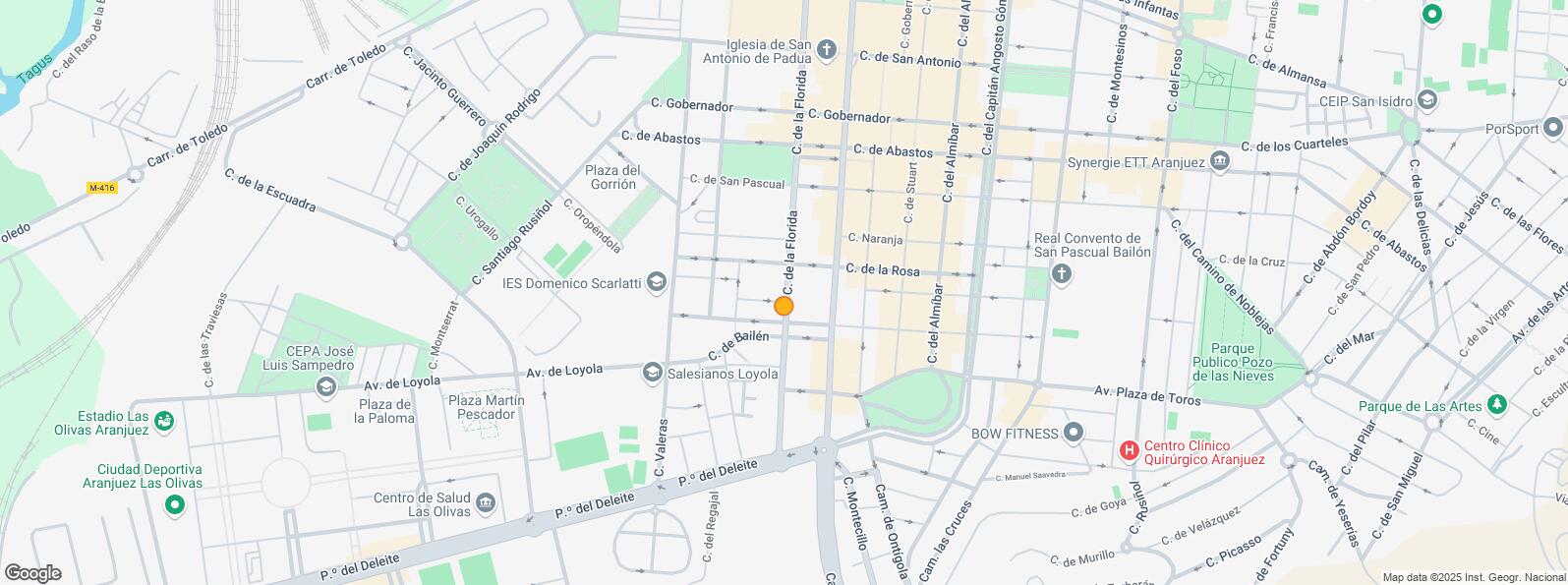 Location Map for Calle Eras, Aranjuez, Madrid, 28300