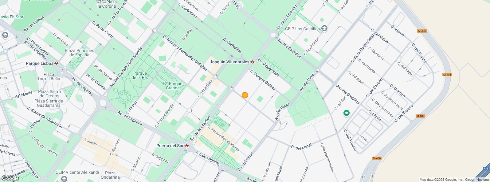 Location Map for Calle Parque Bujaruelo, Alcorcón, Madrid, 28924