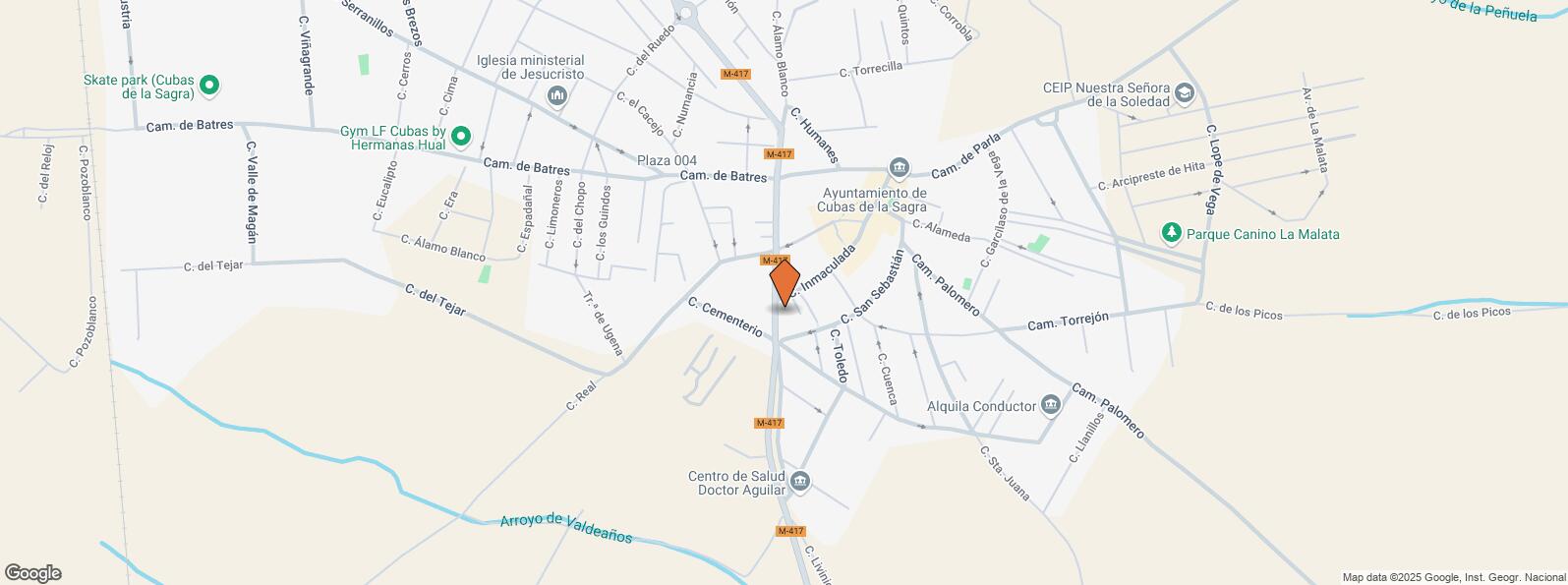 Location Map for Calle Real, 33, Cubas de la Sagra, Madrid, 28978