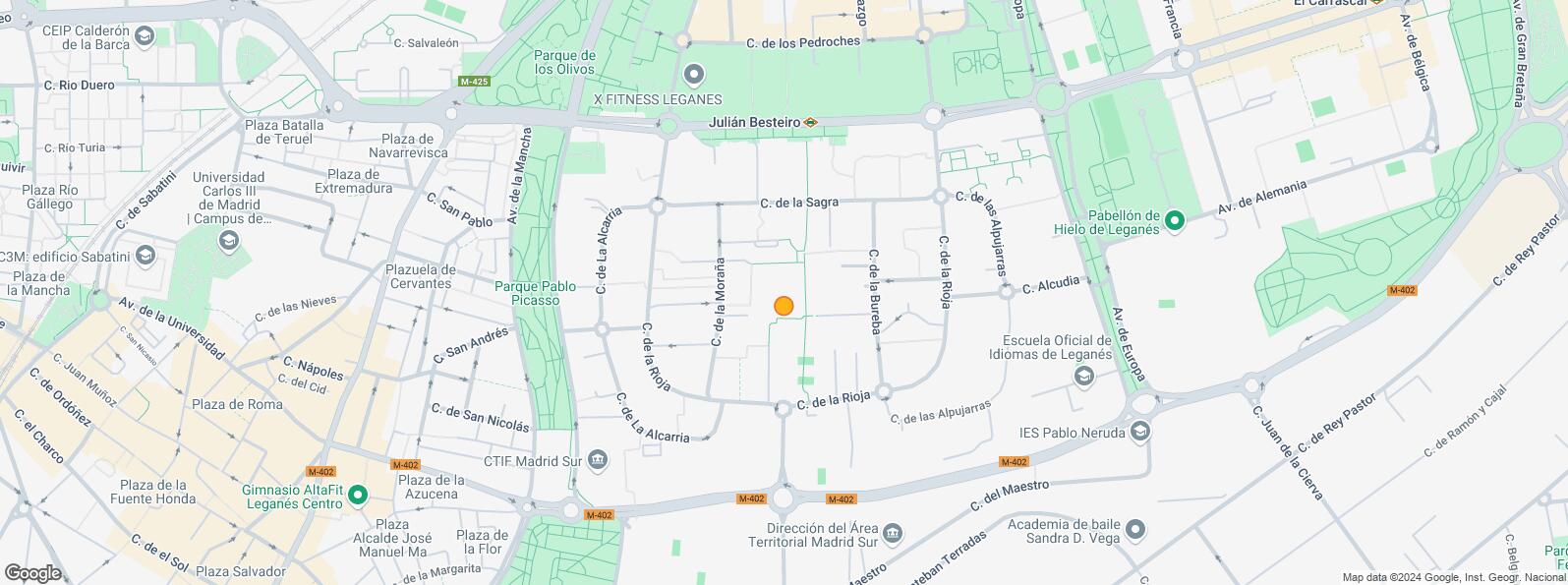 Mapa de Calle La Rioja, Leganés, Madrid, 28915