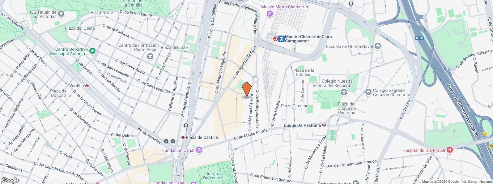 Location Map for Calle Esteban Terradas, 8, Chamartín, Madrid, 28036