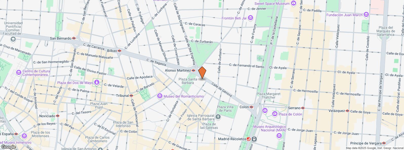 Mapa de Calle Génova, 6, Centro, Madrid, 28004