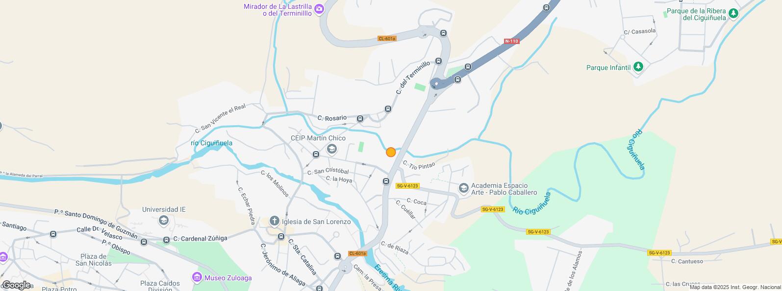 Mapa de Avenida Vía Roma, Segovia, 40003