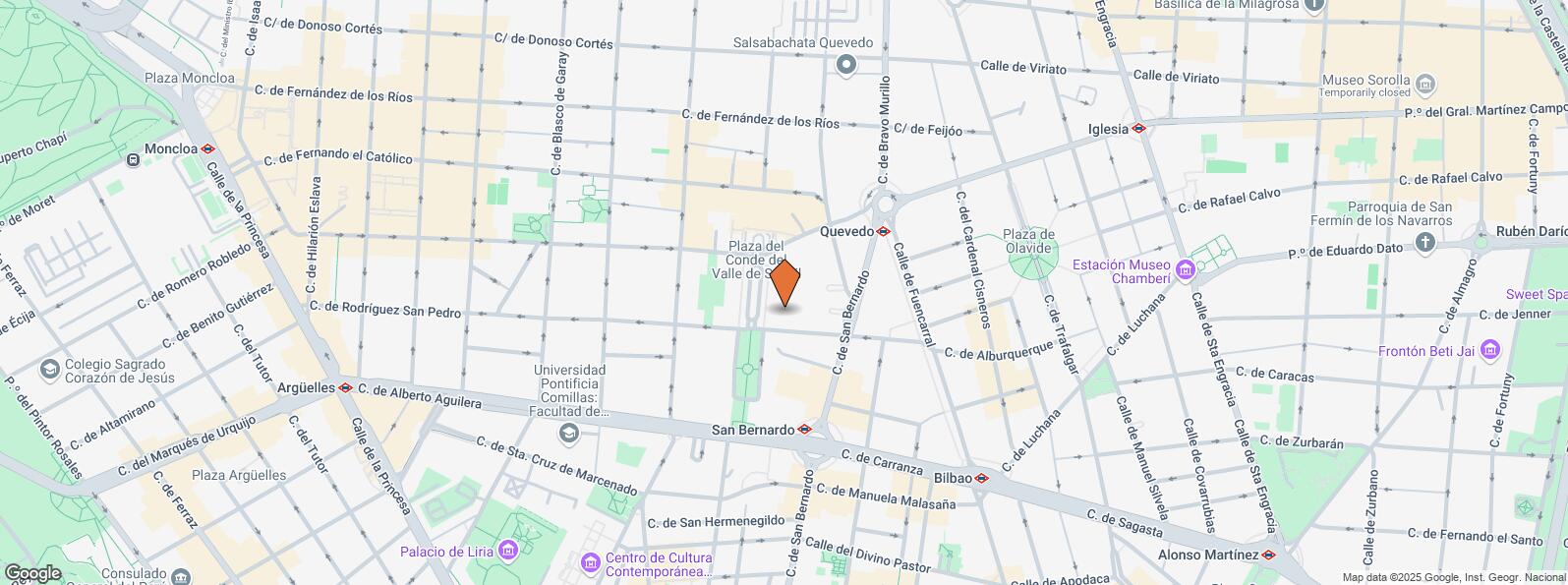 Mapa de Calle Rodríguez San Pedro, 8, Chamberí, Madrid, 28015