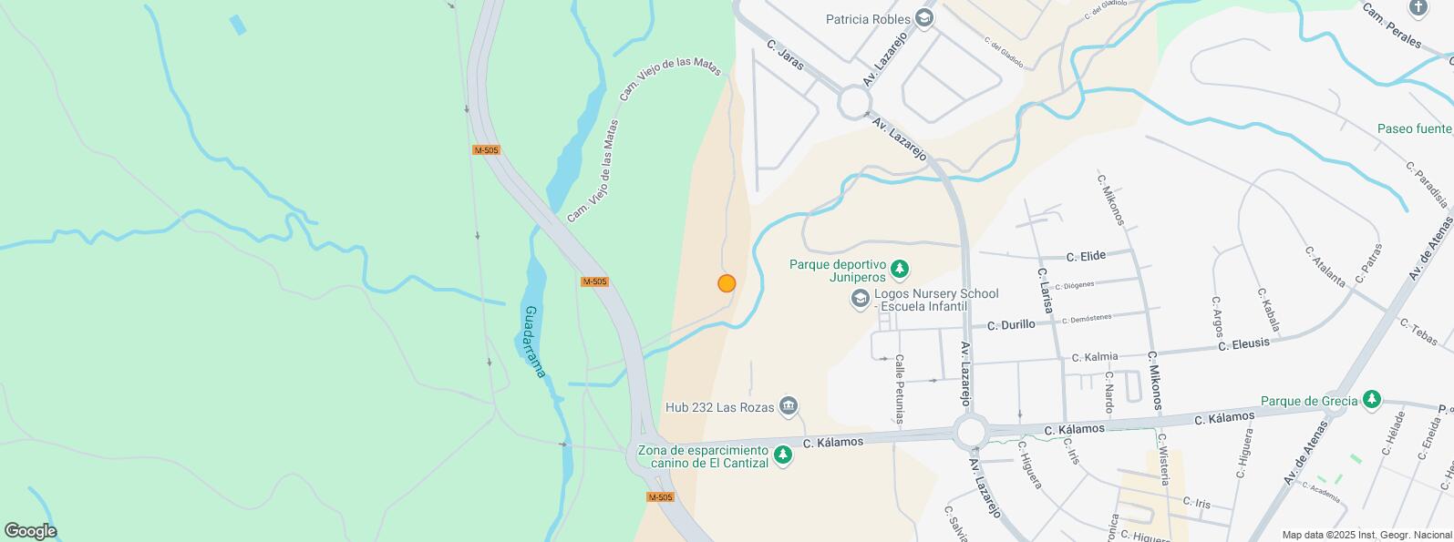 Location Map for Calle Kálamos, Las Rozas de Madrid, Madrid, 28230