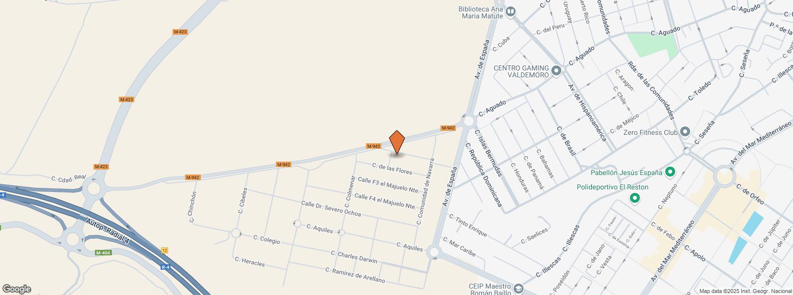 Location Map for Calle F2 El Majuelo Norte, Valdemoro, Madrid, 28341