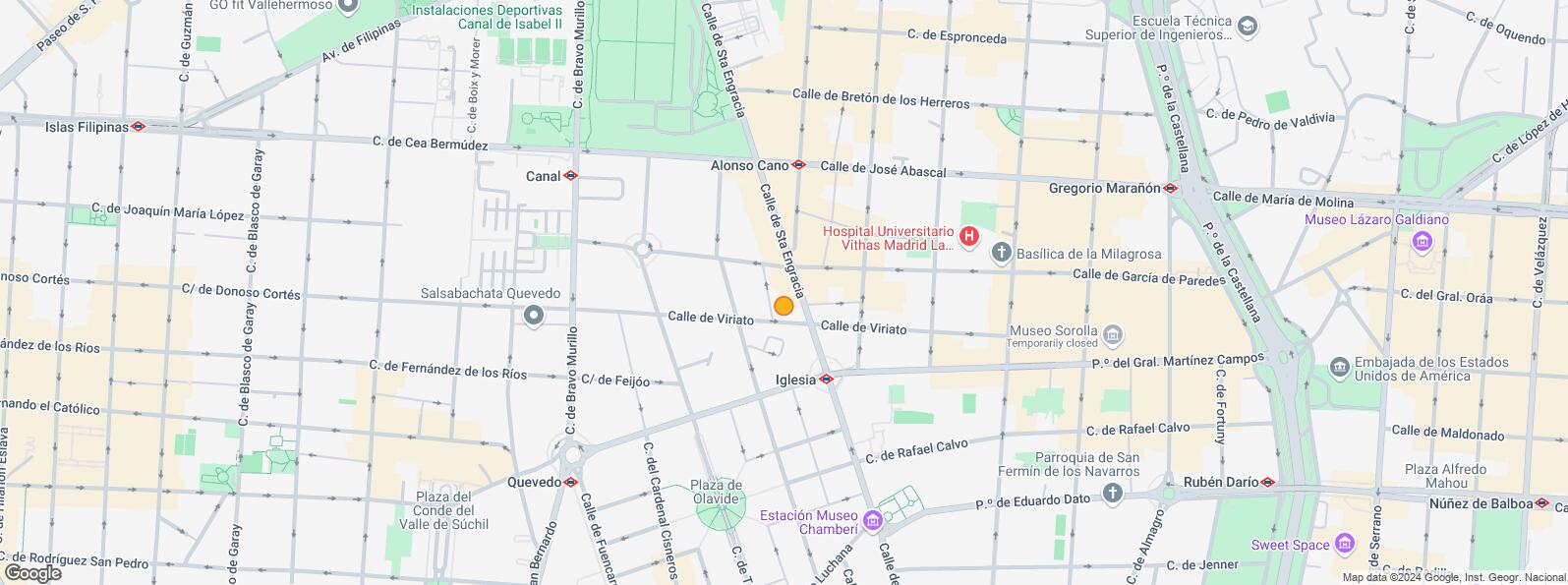 Mapa de Calle García de Paredes, Chamberí, Madrid, 28010