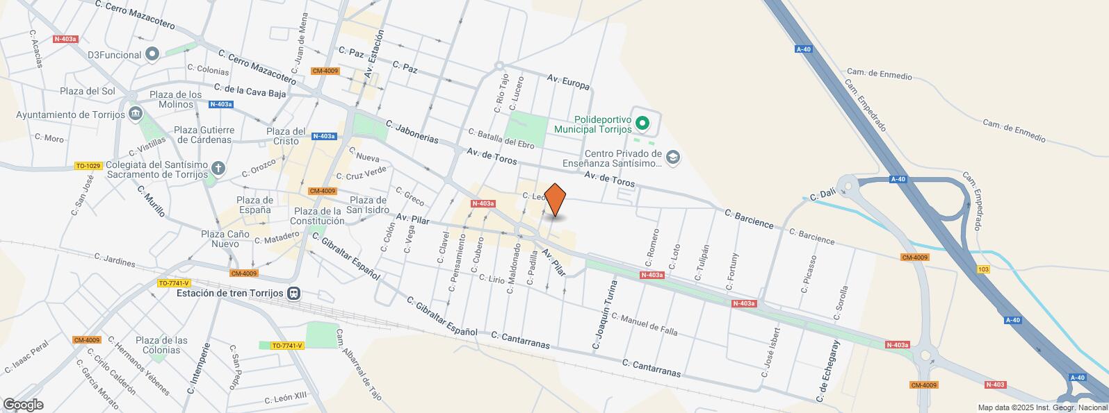 Location Map for Calle Batalla Brunete, 4, Torrijos, Toledo, 45500