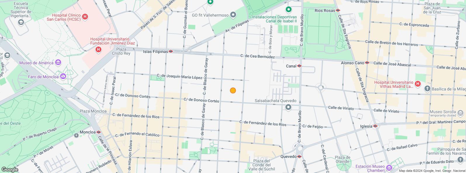 Location Map for Calle Joaquín María López, Chamberí, Madrid, 28015