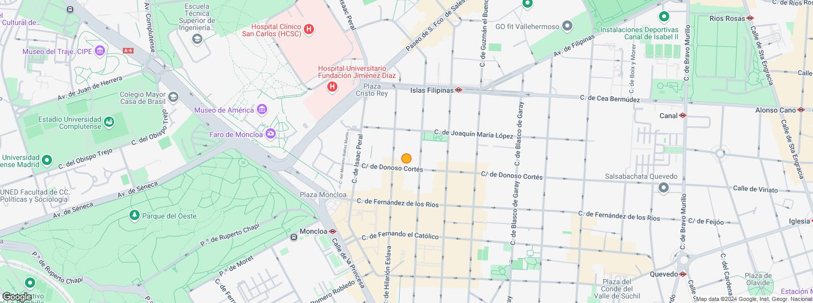 Location Map for Calle Andrés Mellado, Chamberí, Madrid, 28015