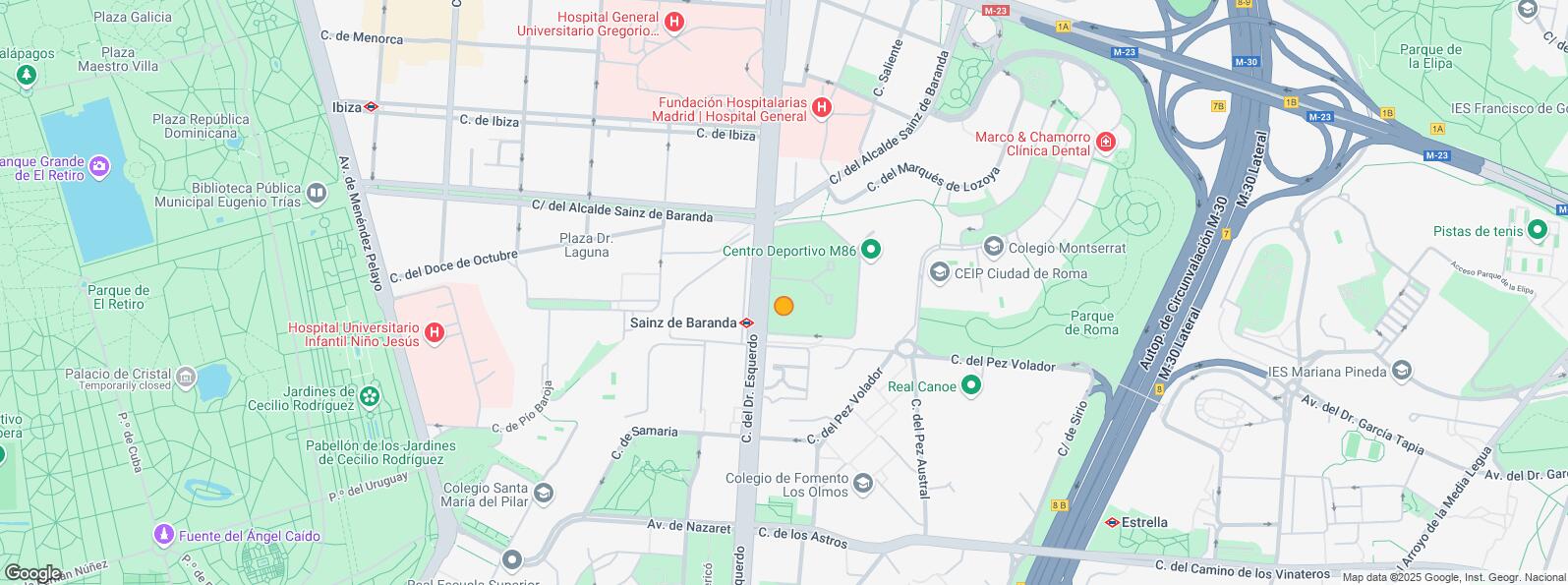 Mapa de Calle Doctor Esquerdo, Retiro, Madrid, 28009