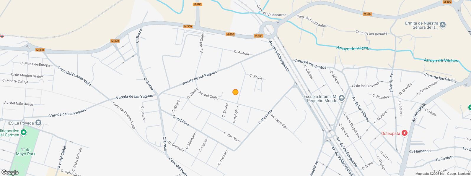 Location Map for Polígono Industrial El Guijar, Arganda del Rey, Madrid, 28500