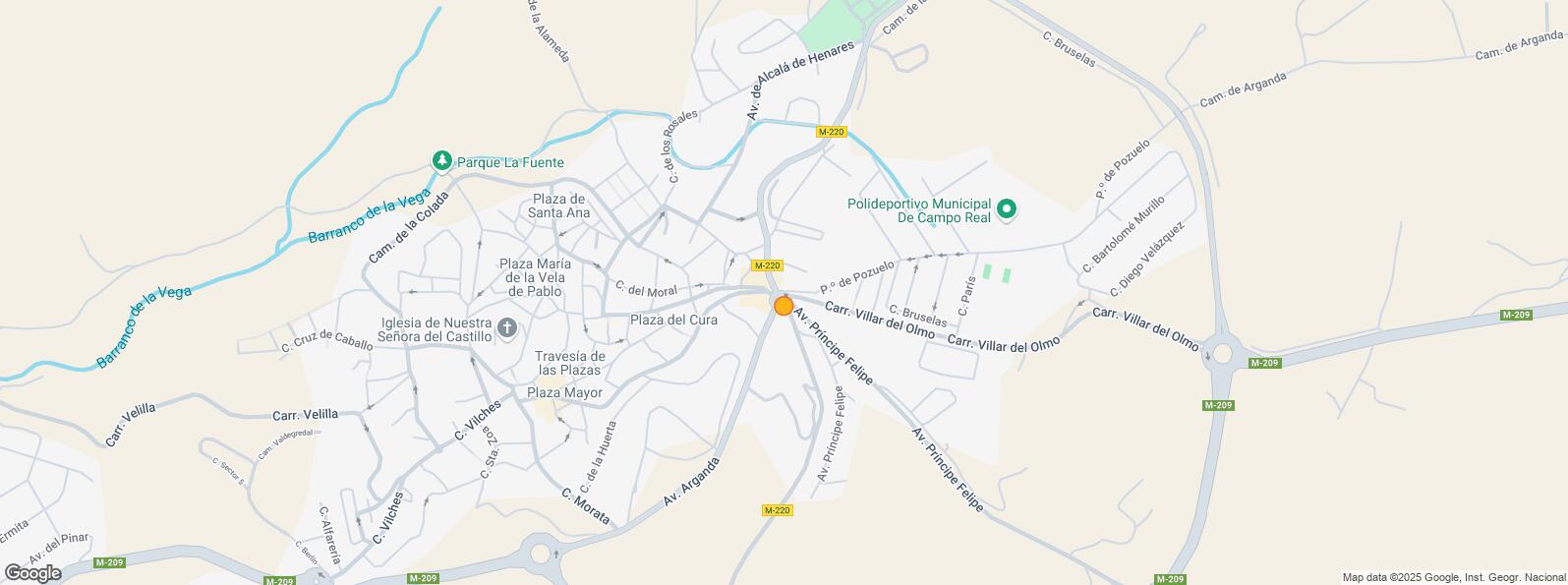 Location Map for Carretera Loeches, Campo Real, Madrid, 28510