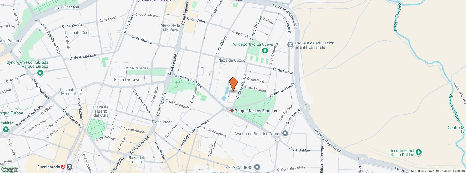 Location Map for Paseo Puerto Rico, 6, Fuenlabrada, Madrid, 28945