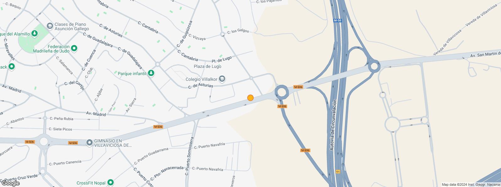 Mapa de Carretera M-506, Móstoles, Madrid, 28992