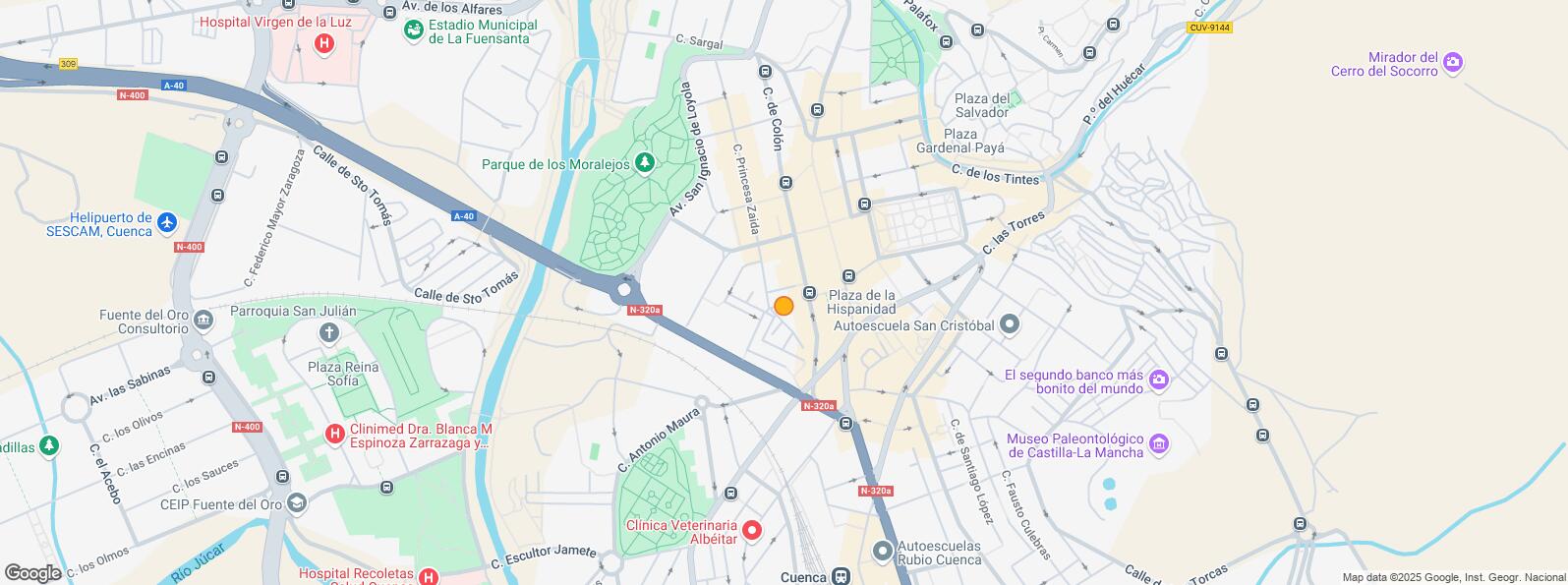 Mapa de Centro comercial Cuatro Caminos, Cuenca, 16003