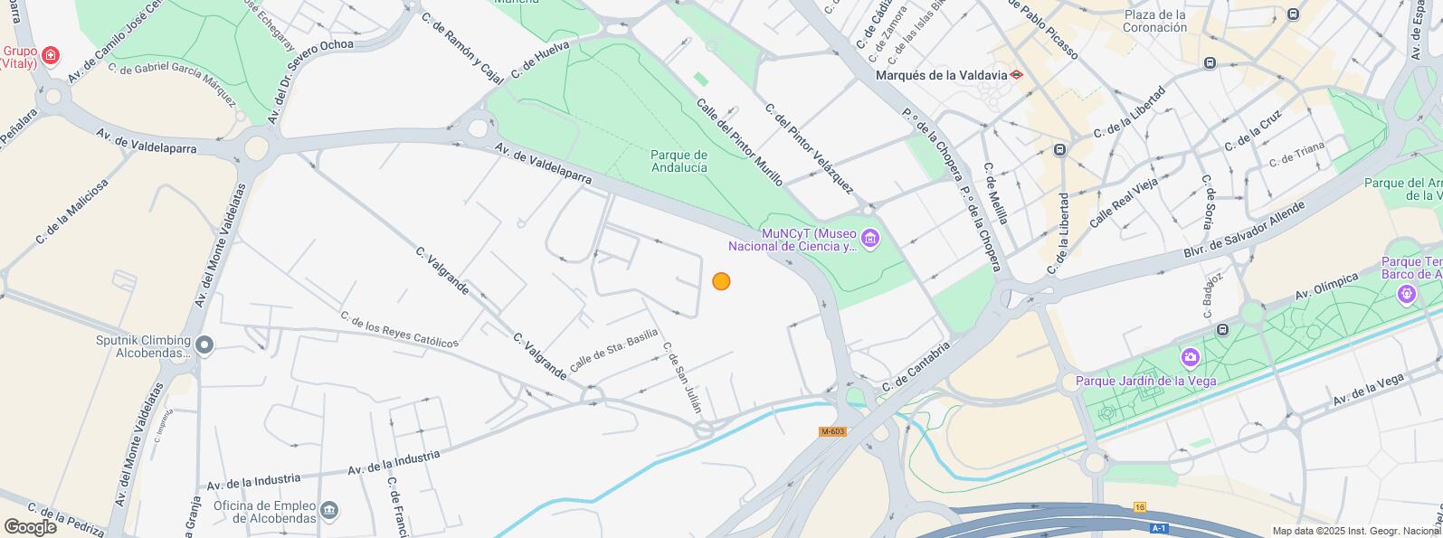 Location Map for Zona empresarial Alcobendas, Alcobendas, Madrid, 28108