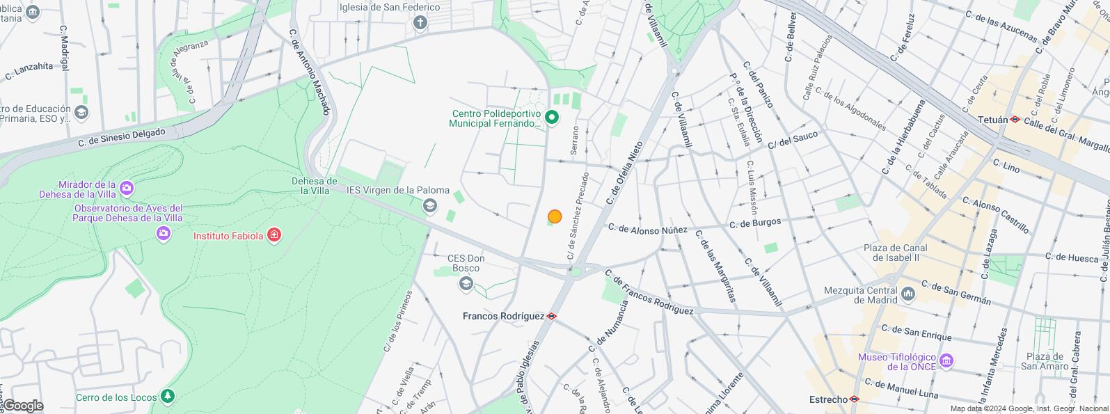 Mapa de Calle San César, Moncloa - Aravaca, Madrid, 28039