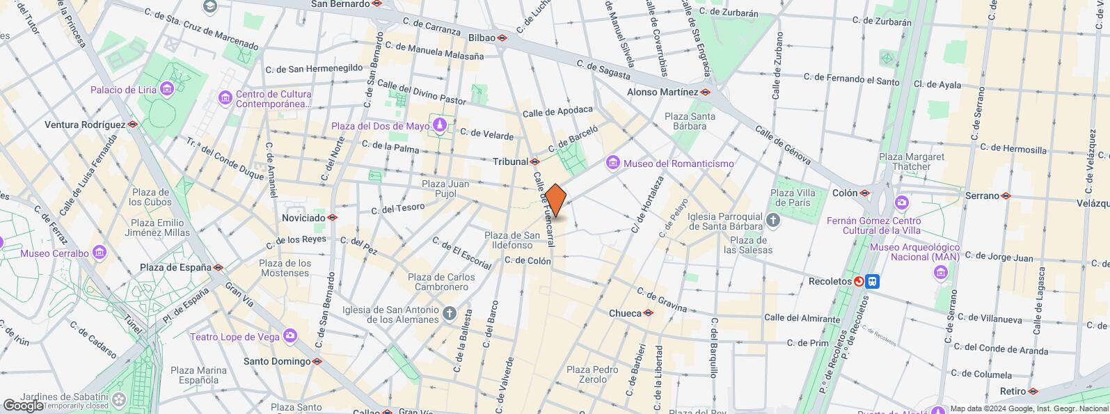 Mapa de Calle Fuencarral, 70, Centro, Madrid, 28004