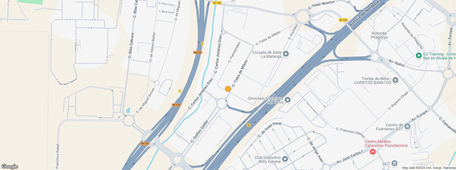 Mapa de Zona industrial, Alcalá de Henares, Madrid, 28806