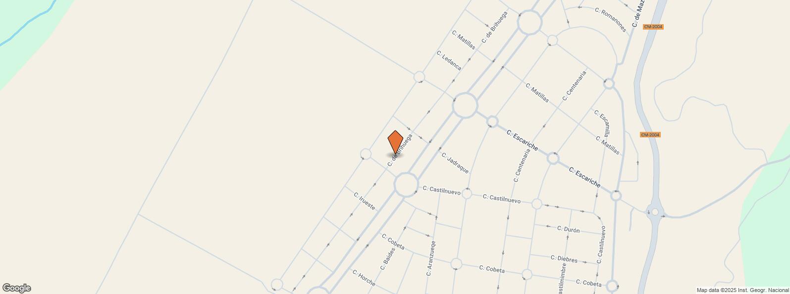 Location Map for Lugar Manzana, Chiloeches, Guadalajara, 28019