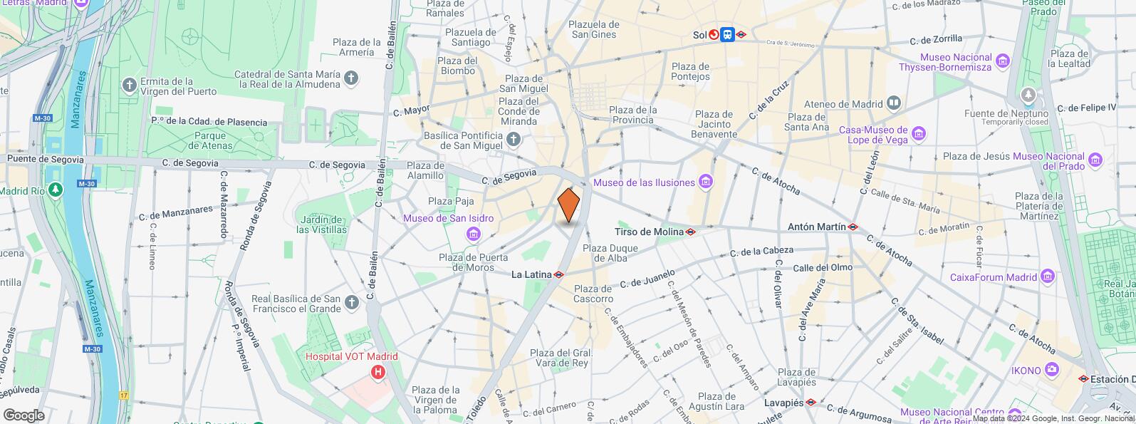 Mapa de Calle Toledo, 46, Centro, Madrid, 28005