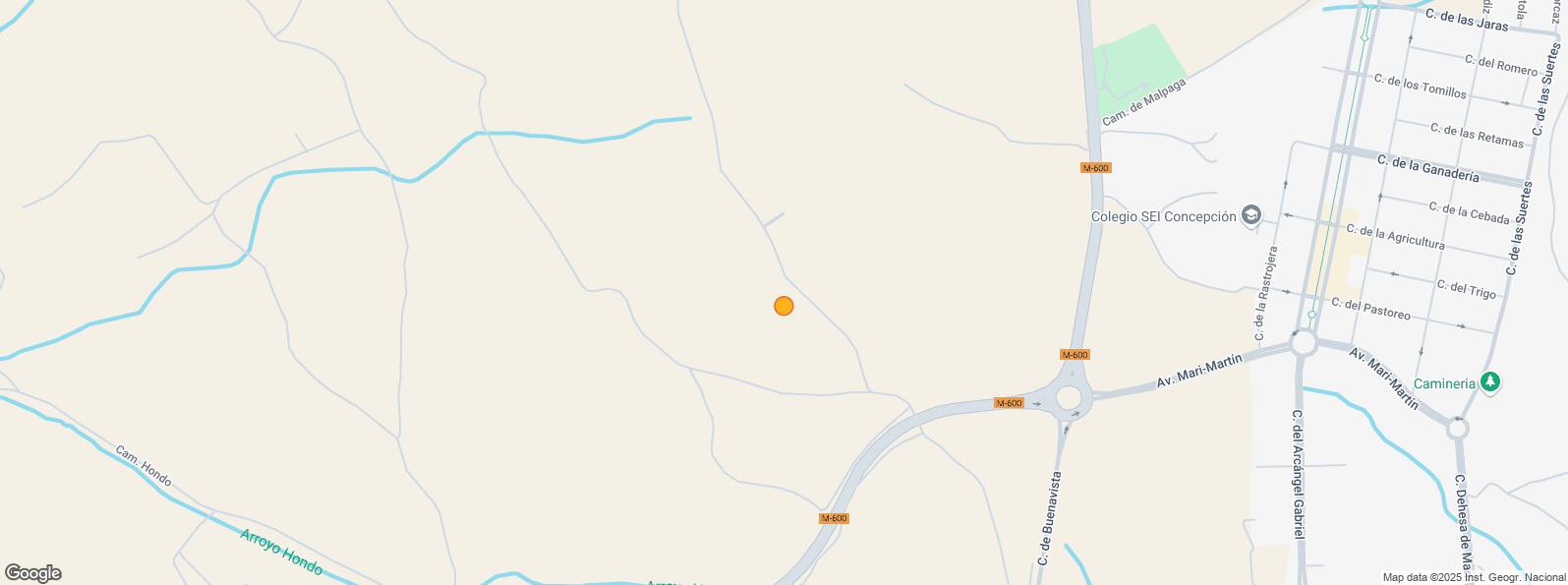 Location Map for Camino de la Fuente de Montes, Navalcarnero, Madrid, 28600