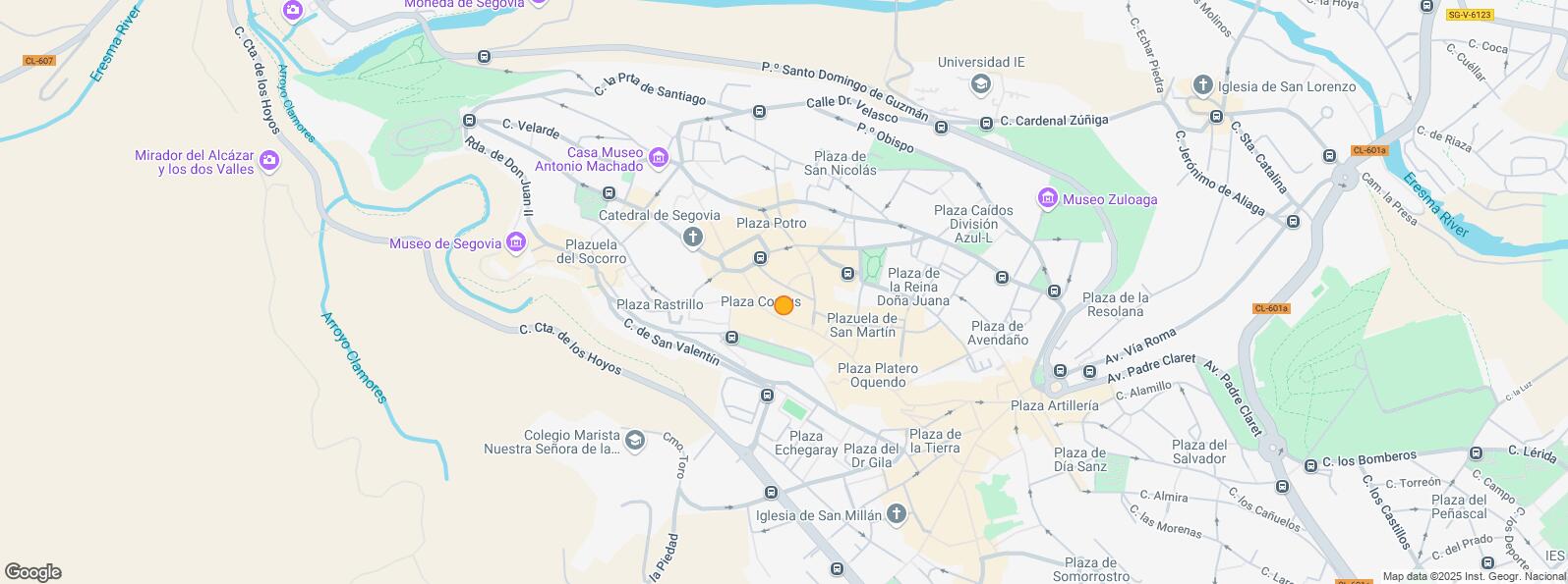 Mapa de Casco histórico, Segovia, 40001