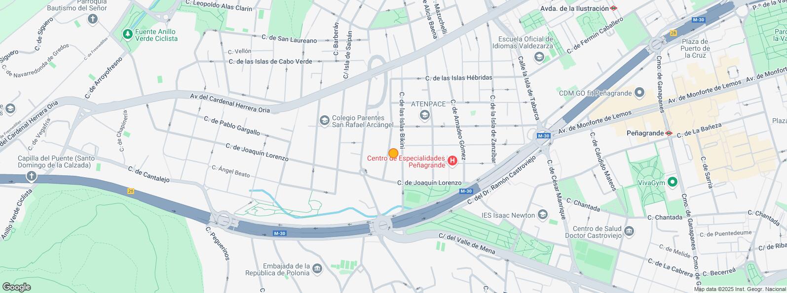 Mapa de Calle Islas Marquesas, Fuencarral - El Pardo, Madrid, 28035