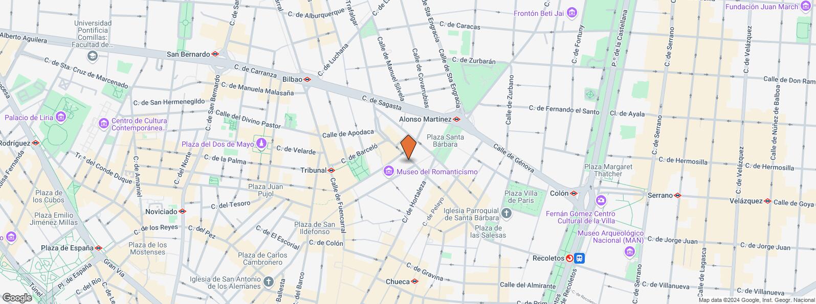 Location Map for Calle Mejía Lequerica, 3, Centro, Madrid, 28004