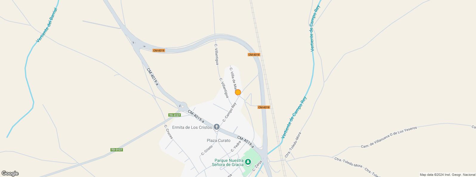 Location Map for Polígono 39, parcelas 3 y 13, Mascaraque, Toledo, 45430