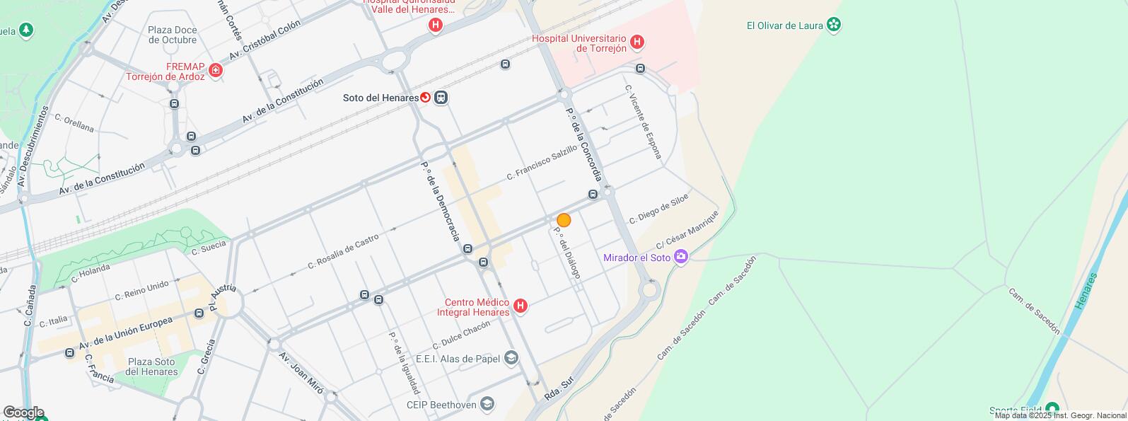 Mapa de Calle Juan Bautista Monegro , Torrejón de Ardoz, Madrid, 28850