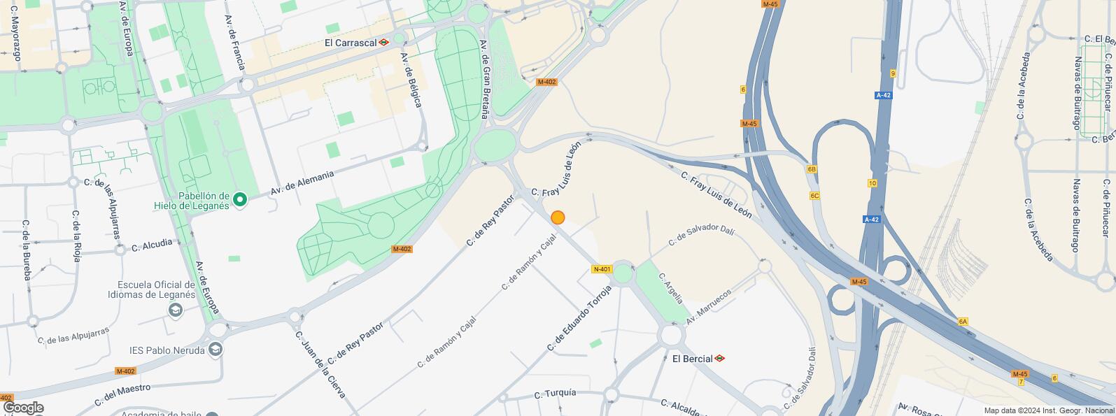 Mapa de Calle Miguel Català, Leganés, Madrid, 28914