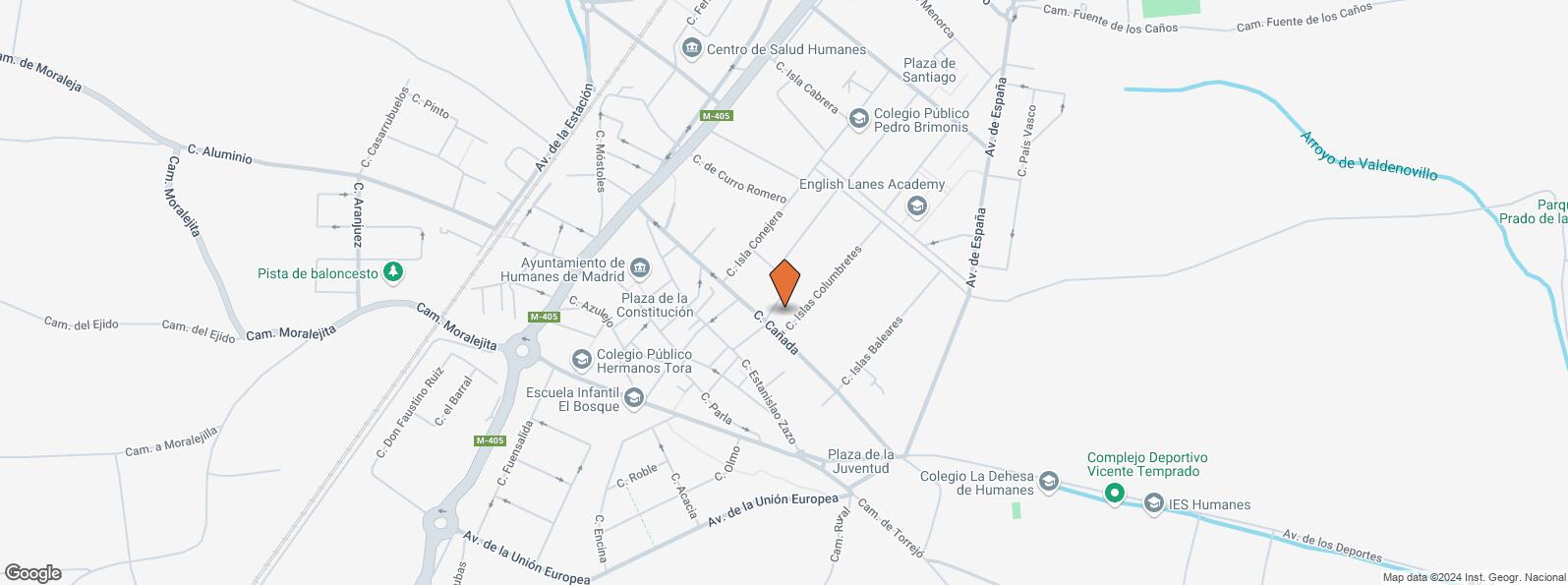 Mapa de Calle Islas Columbretes, 5, Humanes de Madrid, Madrid, 28970