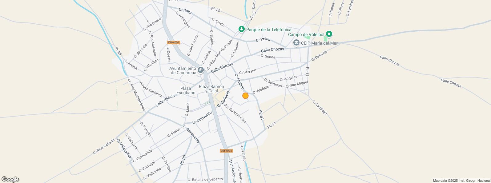 Location Map for Calle Zud Calle B, Camarena, Toledo, 45180