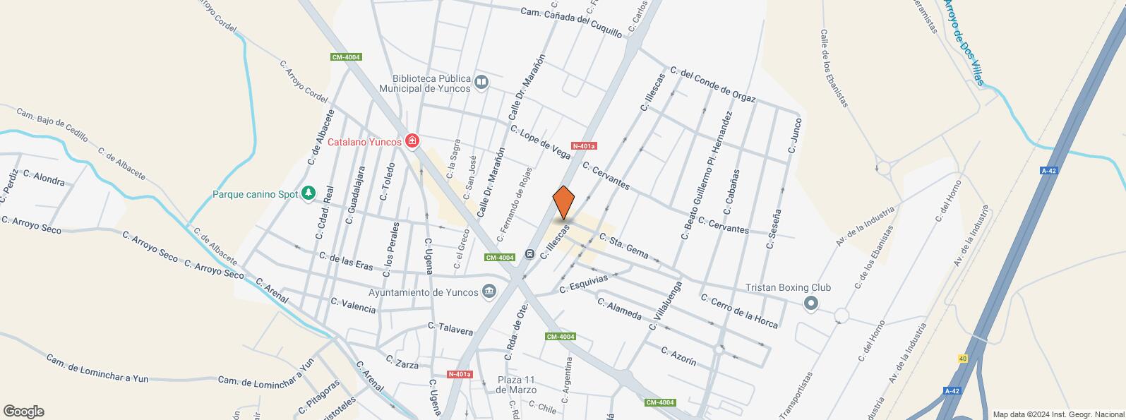 Location Map for Calle Illescas, 13, Yuncos, Toledo, 45210