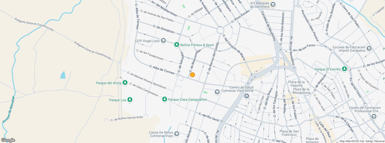 Location Map for Calle Narros del Castillo, Colmenar Viejo, Madrid, 28770