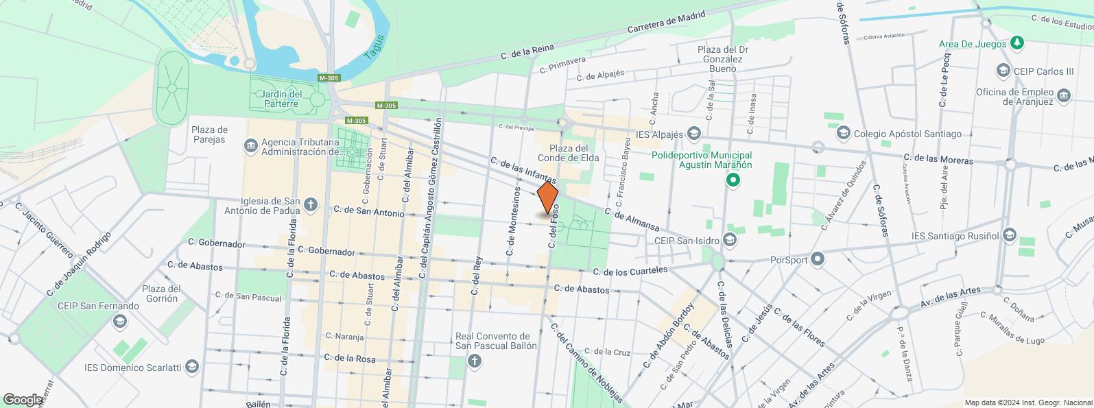 Mapa de Calle San Antonio, 123, Aranjuez, Madrid, 28300