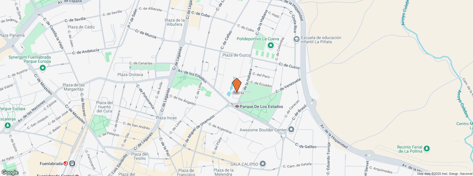 Location Map for Paseo Puerto Rico, 2, Fuenlabrada, Madrid, 28945