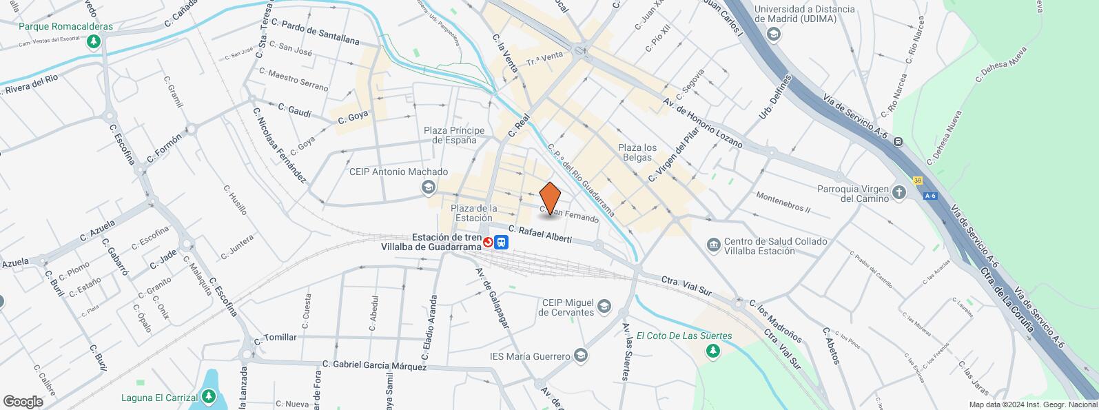 Mapa de Calle San Fernando, 6, Collado Villalba, Madrid, 28400