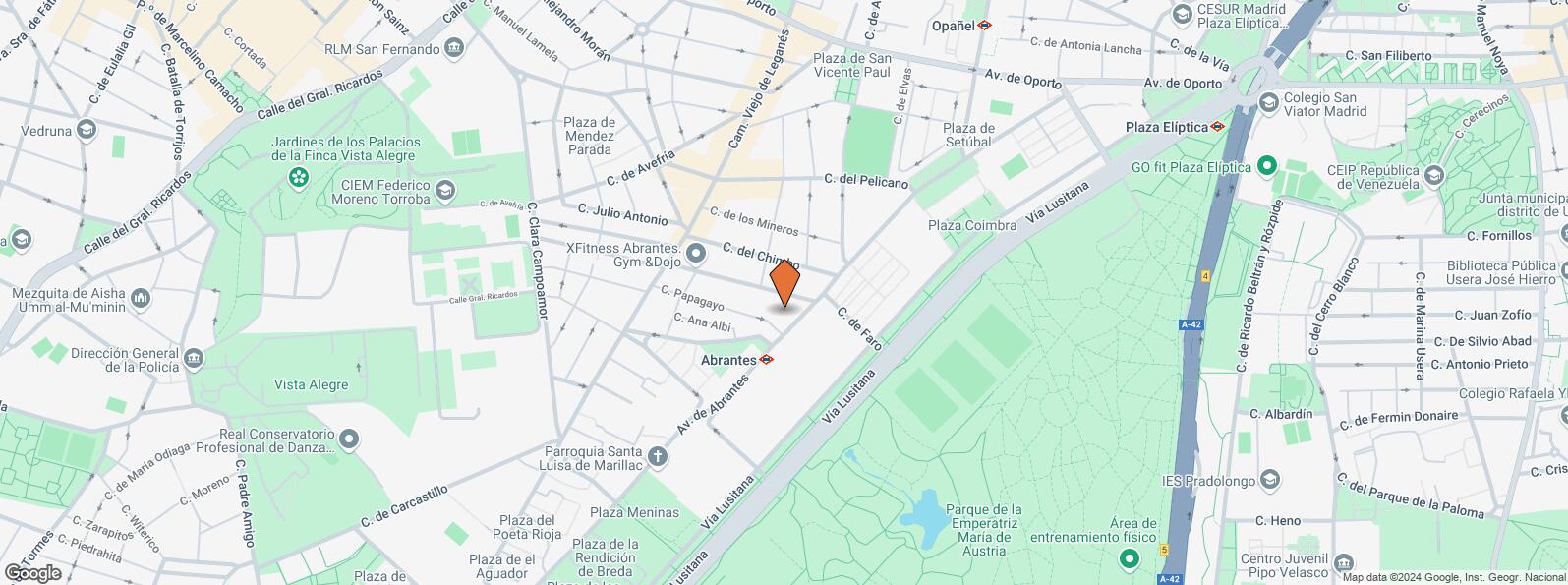 Mapa de Avenida Abrantes, 46, Carabanchel, Madrid, 28025