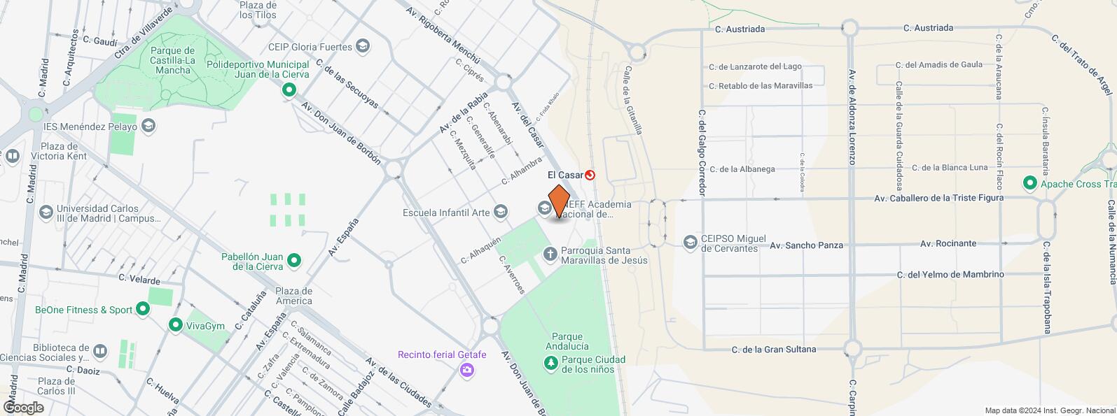 Mapa de Calle Alhaquén, 8, Getafe, Madrid, 28903