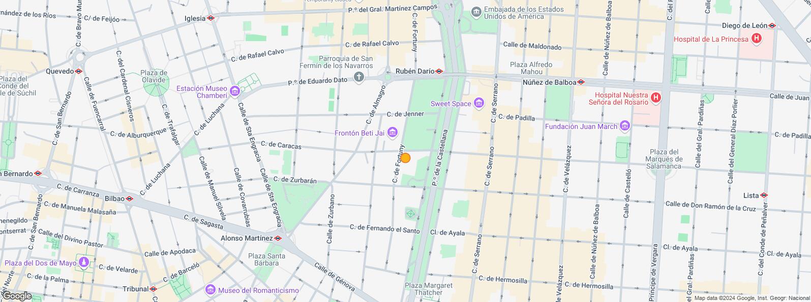 Mapa de Calle Monte Esquinza, Chamberí, Madrid, 28010